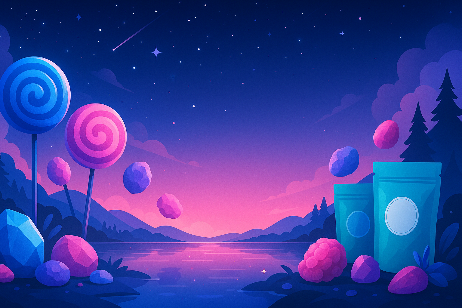Candy landscape